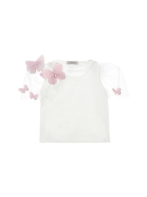 T-shirt, bambina, logata. MONNALISA | 71E605 52020190